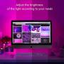 Segrass 16.4ft 5050 RGB Led Strip Lights，5M 150 LEDs Rope Lights, IP20 Non Waterproof Color Changing with 20 Colors 8 Light,LED Light Strips Kit with 44 Keys IR Remote Controller and 12V Power Supply