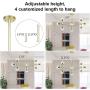 Lampundit DNA Chandelier 10 Light Modern Chandelier Lighting, Matte Gold Finish with Globe Glass Shade, Industrial Ceiling Light Fixture for Dining & Living Room, Kitchen Island, Foyer - Gold