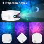 Star Projector Night Light Bluetooth Music Speaker , AIRIVO Nebula Light Projector with Remote Control, Galaxy Projector for Bedroom Ceiling for Adults Kids (White)