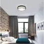 Berliget 12 Inch Modern 2 Lights Ceiling Lighting Metal Industrial Black Flush Mount Ceiling Light, Ceiling Light Fixture for Kitchen, Bedroom, Laundry, Living Room, Hallway