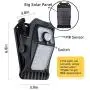 Solar Lights Outdoor Motion Sensor, 3 Mounting Ways 3 Mode Clip Lights Wireless IP65 Waterproof Security Light for Deck, Fence, Wall, Garage, Patio, Front Door (2Pack)