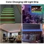 HRDJ Led Strip Lights 32.8ft Rgb Led Light Strip Music Sync Color Changing Rope Lights Smd 3528 with Remote Led Lights for Bedroom, Kitchen, Home