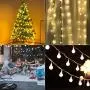 Battery Operated LED Globe String Lights - 33Ft 100 LED Ball String Lights with Remote/Timer and 8 Modes, Indoor Outdoor Decorative Fairy String Lights for Bedroom, Patio, Christmas and More
