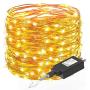 Fairy String Lights 33ft with 100 LEDs,Ittiot Christmas Lights Waterproof Outdoor & Indoor Decorative Lights for Bedroom, Garden, Patio, Parties, UL Power Supply Copper Wire Lights