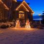 Twinkle Star 2 Set Christmas Fairy Lights Battery Operated, 33ft 100 Led String Lights Remote Control Timer Twinkle String Lights 8 Modes Firefly Lights for Garden Party Indoor Decor, Warm White