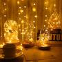 BEAUTY DY Led String Lights, Mini Battery Powered Copper Wire Starry Fairy Lights, Battery Operated Lights for Parties, Wedding, Bedroom, Christmas, Centerpiece, Decoration (5m/16ft Warm White)