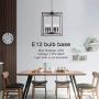 Foyer Chandelier Lighting Farmhouse Light ,6 Lights Oil Rubbed Bronze Metal Cage Pendant Lighting Kitchen Island Fixtures Lantern Style for Entryway,Hallway and Dining Room