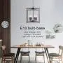 Foyer Chandelier Lighting Farmhouse Light ,6 Lights Oil Rubbed Bronze Metal Cage Pendant Lighting Kitchen Island Fixtures Lantern Style for Entryway,Hallway and Dining Room