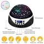 Shayson Star Night Light Projector, Remote Control Projector Night Light for Kids Bedrooms, 8 Colors Changing Options Projector, 360 Degree Rotating Baby Night Light with Timer & Music