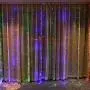 304 LED Window Curtain String Light Wedding Party Home Garden Bedroom Outdoor Indoor Wall Decorations