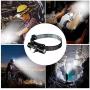 OAKER Rechargeable LED Headlamp Flashlight W/2600mAh Battery, 5 Light Modes, 1000 Lumens in Turbo Function, Lightweight, Waterproof and Impact Resistant Task Light and Outdoor Recreation Headlight