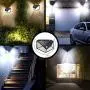Topkar Solar Lights Outdoor 100 LED 270º Motion Sensor Security Solar Power Wall lamp(4 Pack)