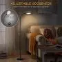 Led Floor Lamp for Office, Adjustable Standing Lamp 5 Brightness Levels & 3 Colors, Bright Reading Standing Light for Living Room with 57 Led Beads.