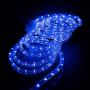 West Ivory 10, 25, 60, 150 ft (25 feet) Blue LED Rope Lights w/ 8 Mode Controller 2 Wire Accent Holiday Christmas Party Decoration Lighting | UL Certified