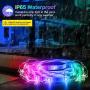 LED Strip Lights,32.8ft RGB LED Light Strip 5050 Smart Color Changing LED Strip Lights WiFi Waterproof LED Tape Lights Flexible 300 LEDs Strips Light Kit for Bedroom,TV,Cars