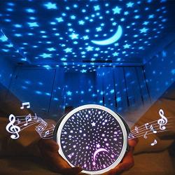 Star Sky Night Lamp for Kids Night Light Star Projector, Gifts for 1-12 Years Old Girls Boys Baby Sleep Helper, Starry Night Lights with Timer Rotating Projection Lamp Ceiling Stars Glow in The Dark