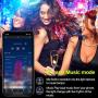 LED Strip Lights,50Ft Color Changing LED Strip Lights Music Sync,Bluetooth App Controlled Remote,5050 RGB LED Rope Lights 16Million color,Sensitive Built-in Mic,LED Lights for Bedroom Kitchen TV Party