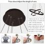 Jaycomey Modern LED Pendant Light,Circular Acrylic Chandelier Adjustable Two Rings Ceiling Pendant Light for Living Room Bedroom Kitchen Resturant,6000K/Cool White,44W