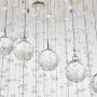 Elegant Spiral Crystal Chandelier Lighting, A1A9 Clear K9 Crystal Raindrop LED Ceiling Lights Chrome Flush Mount Pendant Light Fixture for Livingroom Dining Room Hallway Stairway Foyer (D16 H31)