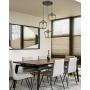 Emliviar 3-Light Pendant Lighting, Cluster Pendant Hanging Light for Kitchen Dining Room, Oil Rubbed Bronze Finish, 20065D-3 ORB