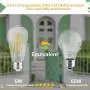 PARTPHONER Outdoor Light Fixtures Wall Mount, Porch Light with 2 LED Bulbs, Exterior Light Fixture Waterproof Anti-Rust Wall Sconce with Clear Glass and Black Aluminum for Garage, Doorway-2 Pack