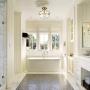 Modern Mid-Century Gold Clear Glass Ceiling Lights Brass 14'' Wide Semi Flush Mount Ceiling Lighting Fixture for Bedroom Kitchen Hallway Bathroom