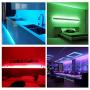 Daybetter Led Strip Lights 16.4ft 5m 3528 RGB 300 LEDs Color Changing Kit, Led Ribbon for Home, Kitchen Light Strips Included Power Adapter for Bedroom, Party
