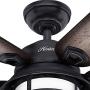 Hunter Key Biscayne Indoor / Outdoor Ceiling Fan with LED Light and Remote Control