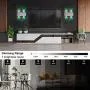 LIGHTESS Modern Wall Sconce with Remote, Dimmable Wall Lamps Color Changing, 24W RGB Indoor Wall Lighting, Silver Brushed Hardwired Wall Lamp for Bedroom Hallway Home Theater