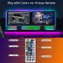 Binkbang Led Lights for Bedroom 25 Feet Led Strip Lights RGB Led Light with 44 Key Remote Smart App Control Tape Strips DIY Color Changing Timing Music Sync Rope Lights for Home Tv Party