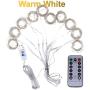Curtain Lights, USB Copper Wire Curtain Light 3M 3M 300 LEDs Fairy Curtain Lights With 8 Modes Window Curtain String Remote Control Backdrop Lights for Bedroom Patio In/outdoor Decoration Warm White