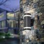 LED Semi Cylinder Up and Down Lights Outdoor Wall Light,Body in Aluminum Waterproof Outdoor Wall Lamps,3000k 5W with Certificate ETL 1 Pack……