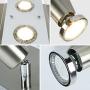 Depuley 4 Lights LED Track Lighting Fixture, Modern Directional Ceiling Spot Kitchen Track Lights, Flush Mount Square Ceiling Light for Bedroom, Living Room, Dining Room, GU10 Bulbs Incl. Nickel Depuley 4 Lights LED Track Lighting Fixture, Modern Directional Ceiling Spot Kitchen Track Lights, Flush Mount Square Ceiling Light for Bedroom, Living Room, Dining Room, GU10 Bulbs Incl. Nickel