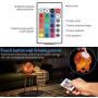 SEGOAL Moon Lamp Night Light, 16 Colors LED 5.9 Inch 3D Earth Lamp with Wood Stand, Touch & Remote Control & USB Rechargeable, Birthday Gift for Baby, Kids, Girls, Boys