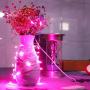 Cotcool Pink Fairy Lights 78ft 240LED USB Powered Pink LED String Lights with ON/Off Switch for Wedding Bedroom Halloween Christmas Easter Party Table Decor(Pink)