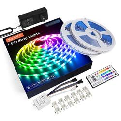 Led Strip Lights, 65.6ft Led Lights for Bedroom, Room, Kitchen, Color Led Light Strips Kit with Remote