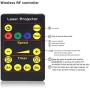 Premium Christmas Outdoor Waterproof Laser Projector Light- Moving RGB 20 Patterns- with RF Remote Control and Timer, Perfect for Lawn, Party, Garden Decoration- Green