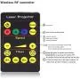 Premium Christmas Outdoor Waterproof Laser Projector Light- Moving RGB 20 Patterns- with RF Remote Control and Timer, Perfect for Lawn, Party, Garden Decoration- Green