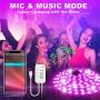 HRDJ Led Strip Lights 65.6 Feet, Music Sync Color Changing Led Light Strip 5050 SMD Flexible Rope Lights with 24Key Remote APP Control Led Lights for Bedroom Party