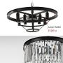 Meelighting 8 Lights Modern Contemporary Crystal Chandeliers Lights Pendant Ceiling Chandelier Lighting Fixture 3-Tier for Dining Room Living Room Meelighting 8 Lights Modern Contemporary Crystal Chandeliers Lights Pendant Ceiling Chandelier Lighting Fixture 3-Tier for Dining Room Living Room