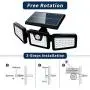 SEFON Solar Lights Outdoor with Motion Sensor, 3 Heads Security Lights Adjustable 70LED Flood Lights Outdoor Spotlights 360° Rotatable IP65 Waterproof Wireless Wall Lights for Porch Yard Garage, 1 Pc SEFON Solar Lights Outdoor with Motion Sensor, 3 Heads Security Lights Adjustable 70LED Flood Lights Outdoor Spotlights 360° Rotatable IP65 Waterproof Wireless Wall Lights for Porch Yard Garage, 1 Pc