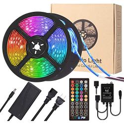 LED Strip Lights, YORMICK 32.8 Feet/10M 300 LED Light Strip with Music Sync Modes, RGB Color Changing IP65 Waterproof SMD 5050 w/40 Keys Remote Control, Suitable for TV, Bar, Bedroom, Kitchen,Party