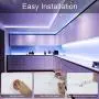 LED Strip Lights 50FT,RGB Color Changing LED Light Strips Flexible DIY, with 44 Keys IR Remote Controller LED Strips 2835, LED Lights for Bedroom, Kitchen, Party, Hallowen, Christmas(2 X 25FT/7.5m)