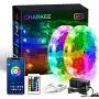 Led Strip Lights Bluetooth 50ft, 2 Rolls of 25ft Color Changing Lighting with App Control and Remote, Led Lights Music Sync, Multicolor Led Light Strips for Bedroom, Room, Home Decoration