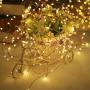 ECOWHO String Lights, 66ft 200 LED Battery Powered Fairy Lights, 8 Lighting Modes, Decorative Warm White Lights for Bedroom, Patio, Garden, Wedding (2 Pack)
