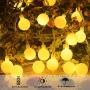Fairy String Lights Plug in, 33 FT 100 LED Globe Ball String Lights 8 Lighting Modes with Remote Control for Bedroom Indoor Outdoor Garden, Patio, Christmas, Party, Wedding Decorations Warm White