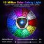 Star Projector Night Light Galaxy Projector Light Smart Life Work with Alexa Google Home Ocean Wave Night Sky Projector Star Lights for Bedroom for Baby Kids Adults (WiFi Control) (Black)…