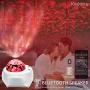 Star Light Show Projector, KisMee LED Nebula Projector with Red Galaxy Starry Projector Light Build-in Hi-Fi Stereo Music Speaker for Bedroom/Pary/Birthday Gifts/Home Theatre (White Color)