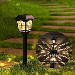 Maggift 8 Lumens Solar Pathway Lights Solar Garden Lights Outdoor Solar Landscape Lights for Lawn Patio Yard Pathway Walkway, 6 Pack