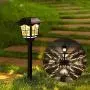 Maggift 8 Lumens Solar Pathway Lights Solar Garden Lights Outdoor Solar Landscape Lights for Lawn Patio Yard Pathway Walkway, 6 Pack